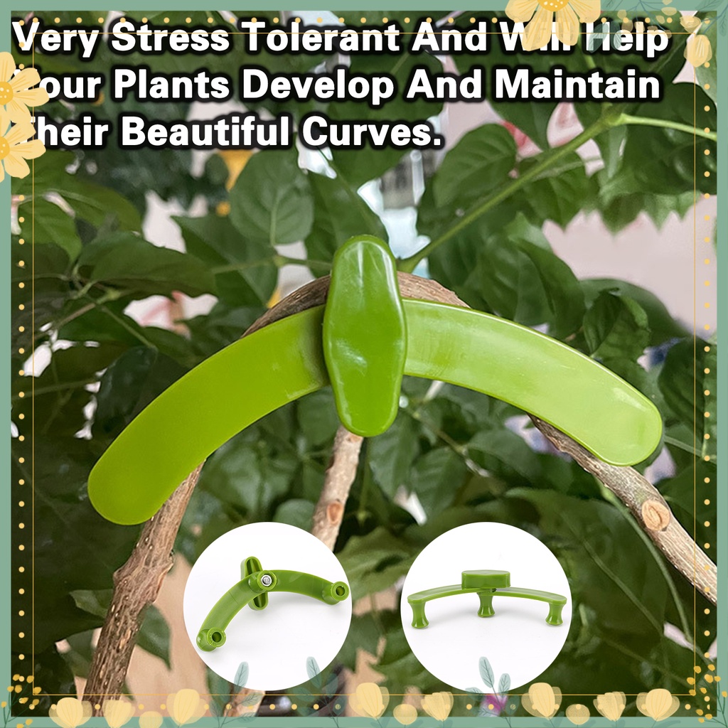 Ye- อุปกรณ์ดัดกิ่งไม้ ดอกไม้ และผลไม้ ปรับได้ ทนฝน และแดด 10 ชิ้น