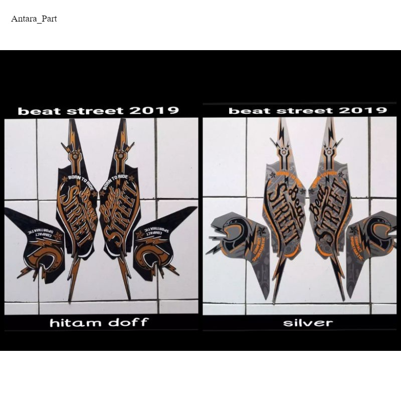 QUALITY 2019 Honda Beat street รถจักรยานยนต์ Body Striping สติกเกอร์