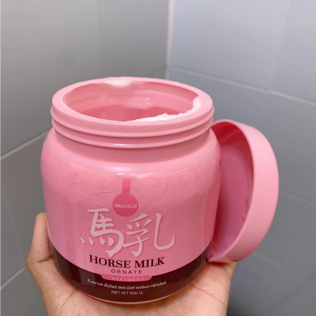 ราคาเซลล์ ทรีทเม้นท์นมม้า Horse Milk ทรีทเม้นท์บำรุงผม 500ml. x1