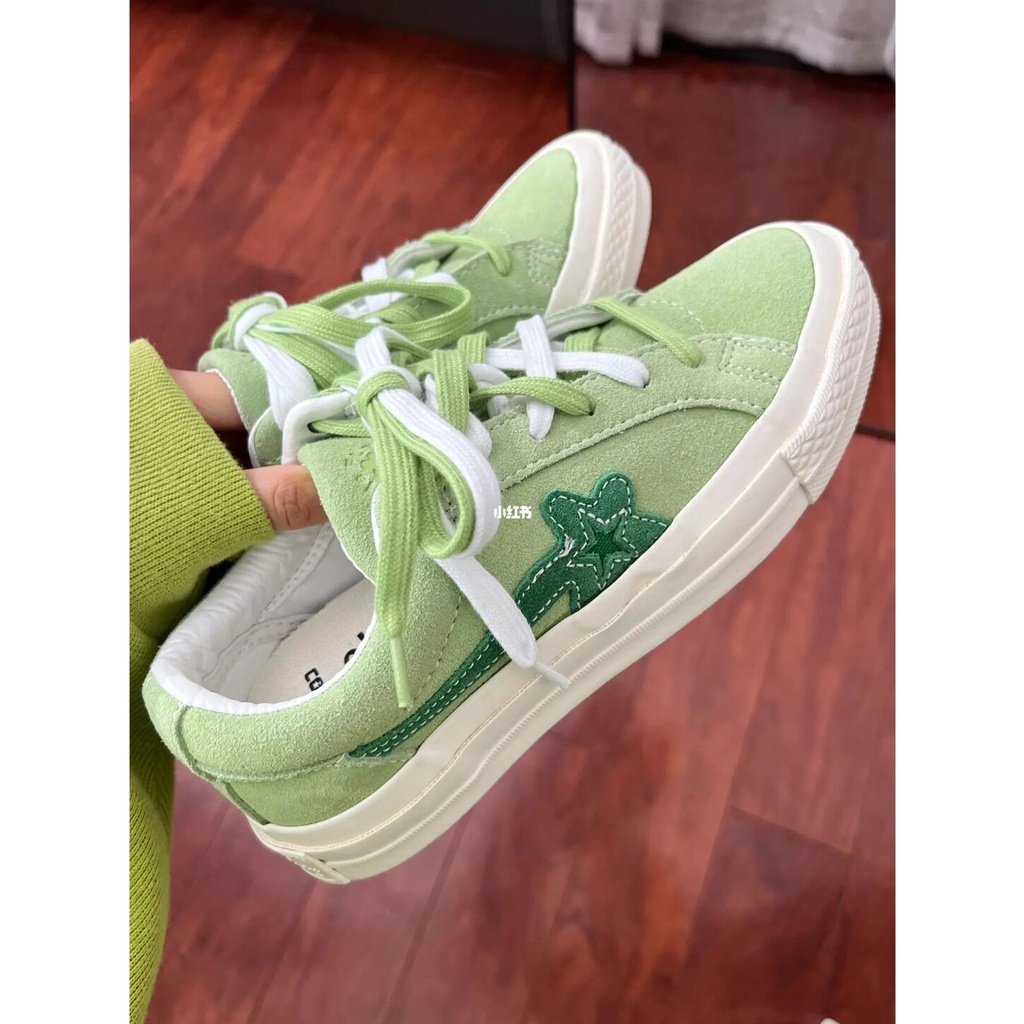 Golf Le Fleur x Converse One Star Ox Small Flower Mint Green Unisex Classic Low Top Casual Sneakers