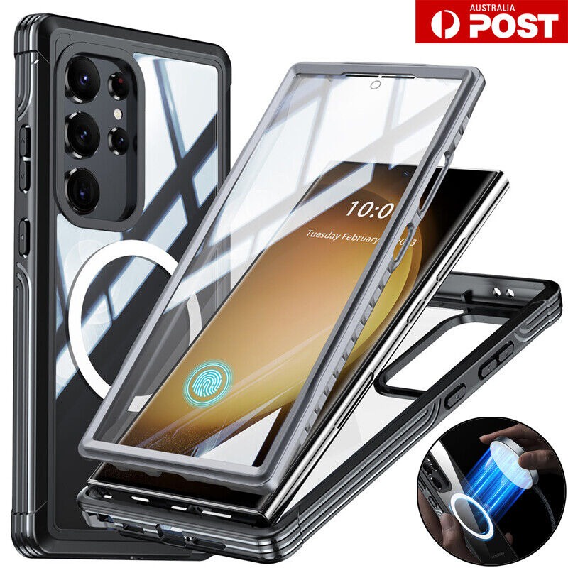 สําหรับ Samsung Galaxy S24 Ultra Plus เคสกันกระแทก แบบเต็มจอ สําหรับงานหนัก