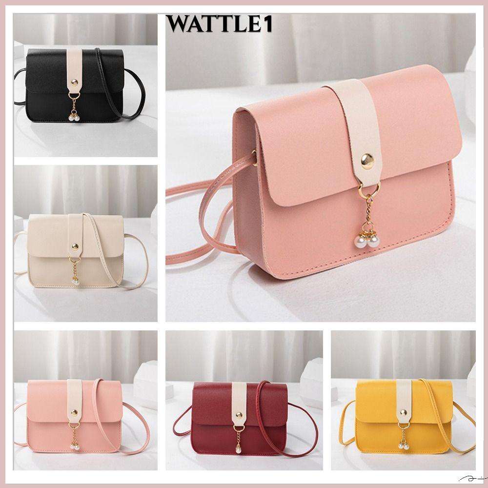 Wttle กระเป๋าถือ กระเป๋าสะพายไหล่ ทรงโท้ท แฟชั่นสําหรับสตรี