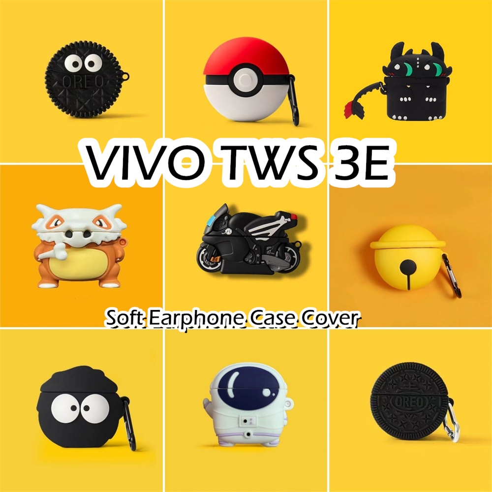 【พร้อมส่ง】เคสหูฟังซิลิโคนนิ่ม กันตก ลายการ์ตูน สําหรับ VIVO TWS 3E NO.2