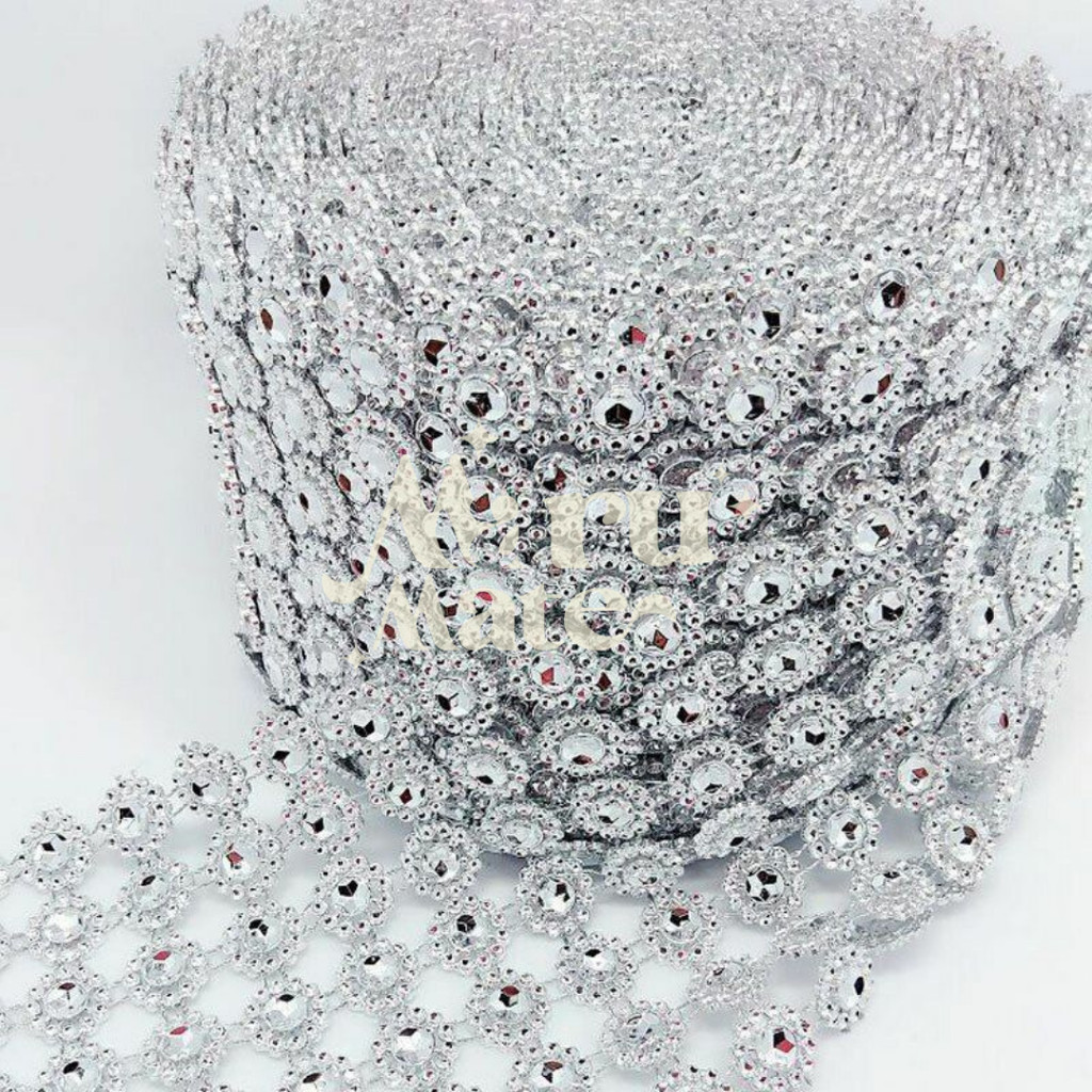 สังวาลย์ 6 แถว สังวาลย์ทานตะวัน (1 หลา) เพชรผืน รูปที่ 5