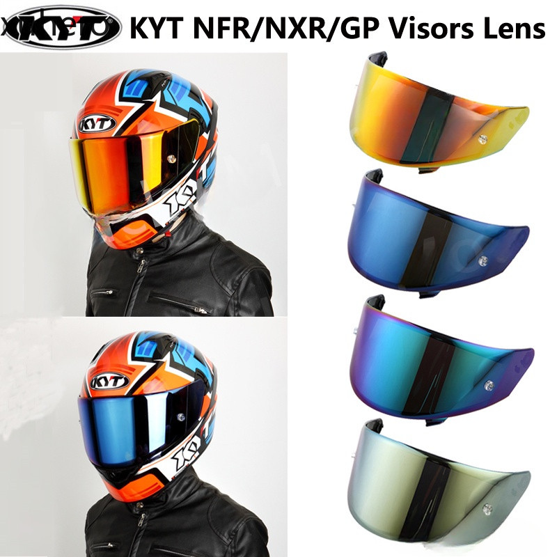 KYT NFR/NXR/GP Iridium Visor เลนส์ Revo เลนส์ FIt สําหรับหมวกกันน็อค KYT NFR/NXR/GP KYT