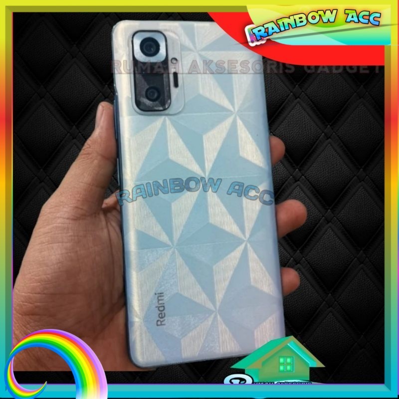 BackSkin Garskin ผิวคาร์บอน SAMSUNG GLITER DIAMOND STAR back protector J2 J3 J4 J5 J6 J7 J8 Prime Pr