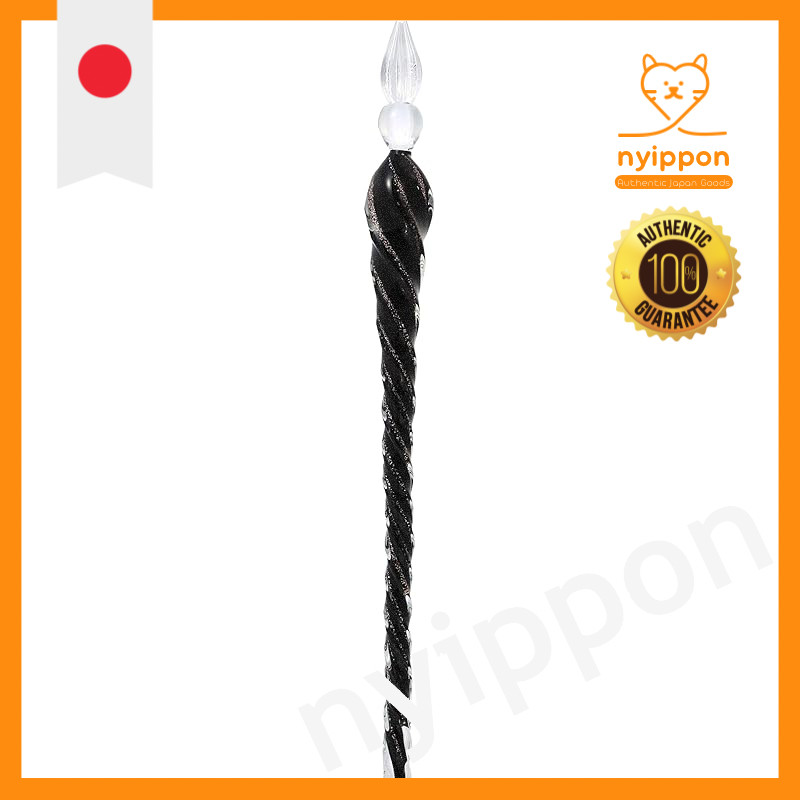Teranishi Chemical Guitar Glass Pen Twist Jet Black GLATW-JBK