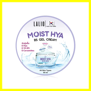 Lalio Moist Hya B5 Gel Cream 80ml ลาลิโอ ผลิตภัณฑ์บำรุงผิวหน้าเนื้อเจลครีม.