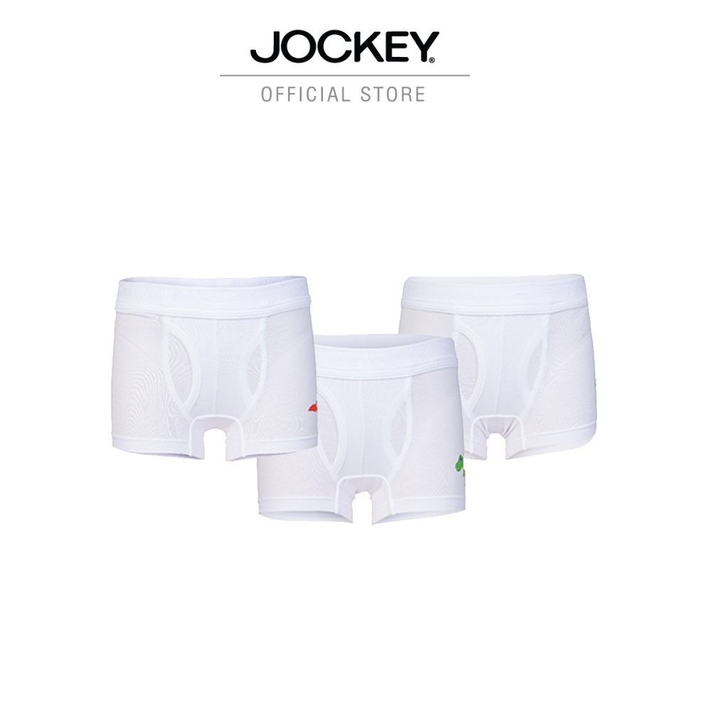JOCKEY UNDERWEAR กางเกงในชาย JOCKEY KIDS รุ่น KU K3B002 TRUNKS Pack 3 ชิ้น