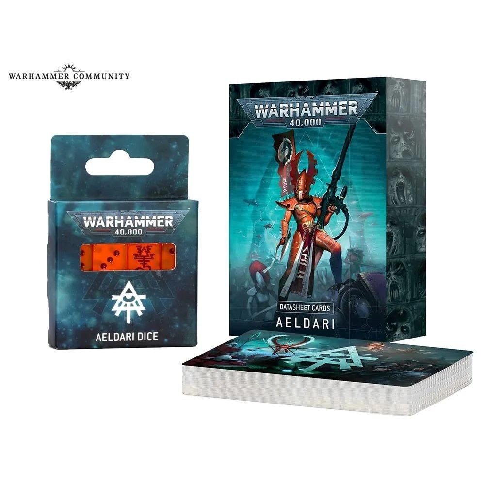 การ์ด WARHAMMER 46-02 DATASHEET: AELDARI (ภาษาอังกฤษ) 46-75 AELDARI DICE