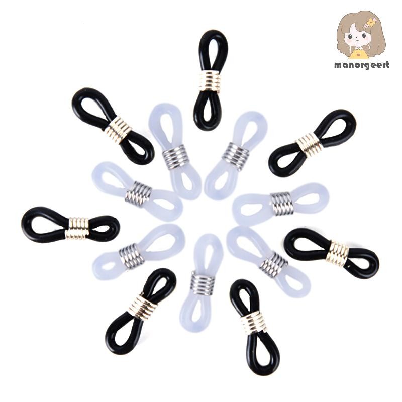 [LO] 100 ชิ้นแว่นตาตาแว่นตาโซ่สายคล้องยางปลายห่วง DIY แฟชั่น TH - รูปที่ 3