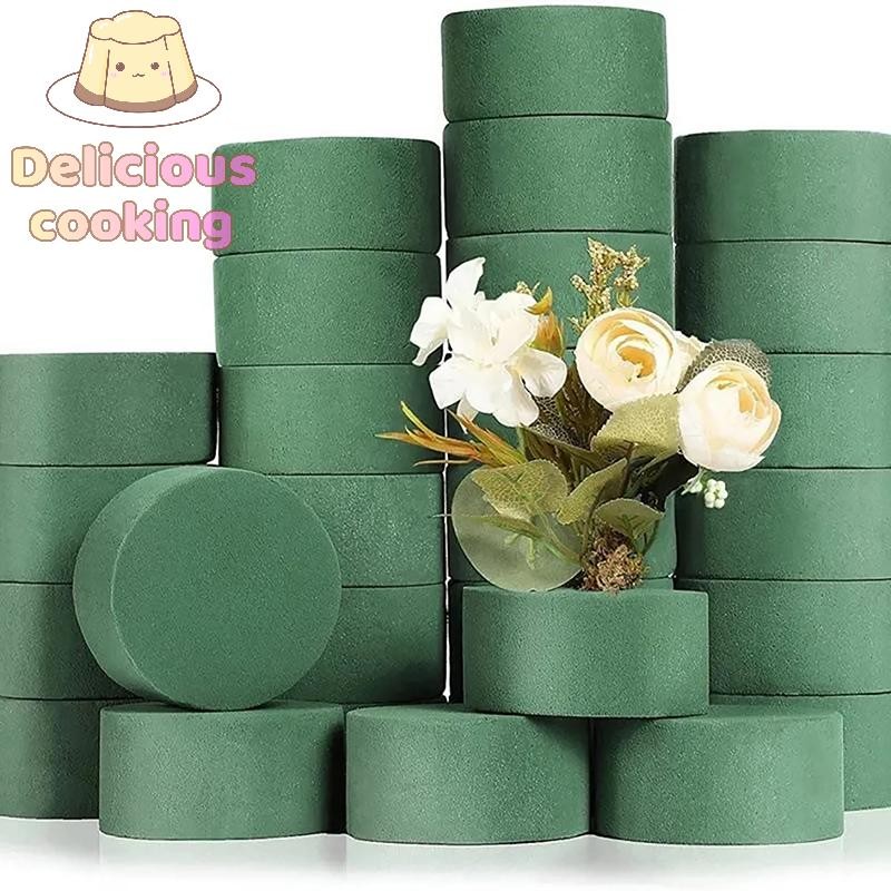 [ทําอาหารแสนอร่อย] กระบอกโฟมเปียกโคลนดอกไม้อิฐโฟม DIY การจัดดอกไม้สําหรับงานแต่งงานตกแต่ง Florist บล็อกโฟม [ใหม่]