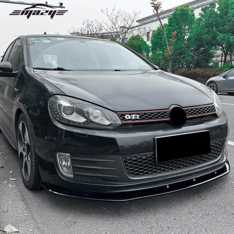 เหมาะสําหรับ Foss VW Golf Golf 6 High 6 Golf MK6 GTI 2008-2012 Front Shovel Front Lipสปอยเลอร์การปรับเปลี่ยน ราคา ถูกที่สุด ดีลบีเคเค แกลเลอรีภาพที่ 4