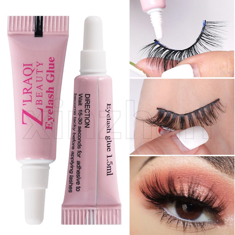 กาวติดขนตาปลอม กันน้ํา สีขาว แห้งเร็ว ติดทนนาน 1.5 มล. / กาวต่อขนตา สีขาว สีดํา / กาวติดขนตาปลอม กันน้ํา ฟรียาง สําหรับคลัสเตอร์ขนตา