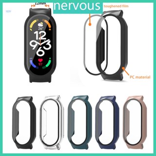 Nerv 2 in 1 ฟิล์มกันรอยหน้าจอ + เคส สําหรับ Mi Band 7 Bumper One-piece Housing