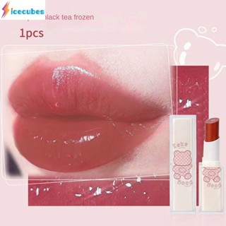 Kekemood Bear ลิปสติก Sunrise Milk Tea Frozen Mirror ลิปสติก Moisturizing And Moisturizing ICECUBES