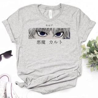 Hunter x hunter เสื้อยืด สไตล์ญี่ปุ่น ฮาราจูกุ สําหรับผู้หญิง