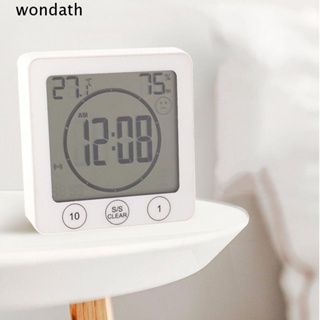 Wonda เครื่องวัดอุณหภูมิความชื้น หน้าจอ LCD ดิจิทัล ความแม่นยําสูง สําหรับห้องเด็ก