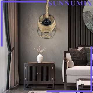 [Sunnimix] ฝาครอบโคมไฟเพดาน เชือกทอมือ