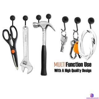 1 PC Strong ตะขอแม่เหล็ก Heavy Duty Wall Hooks แขวนกุญแจแขวนแขวนสำหรับ Home KITCHEN Storage AUBESSTECHSTORE