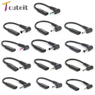 Tcuteit อะแดปเตอร์เชื่อมต่อ PD USB C ตัวเมีย เป็น 90 องศา สําหรับแล็ปท็อป