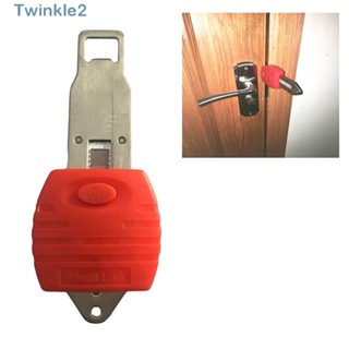 Twinkle กลอนล็อกประตู โลหะผสมสังกะสี แบบพกพา สําหรับหอพัก โรงแรม