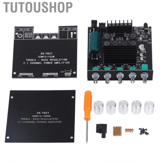 Tutoushop Stereo Amplifier Board  Subwoofer 2.1 Channel for PC