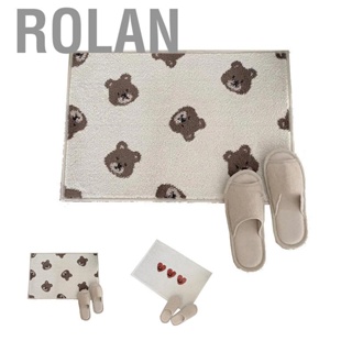 Rolan Bathroom Door Mat PVC Environment Friendly Squared Antiskid Soft Kitchen Floor for Home