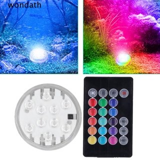 Wonda โคมไฟสระว่ายน้ํา IP68 กันน้ํา หลากสี คุณภาพสูง พร้อมรีโมตคอนโทรล LED