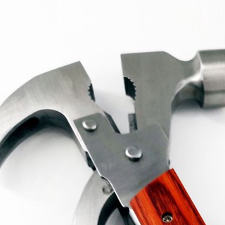 I Furniture store Multitool Hammer Steel ค้อนอเนกประสงค์พับได้ สำหรับการตกปลาเดินป่ากลางแจ้ง