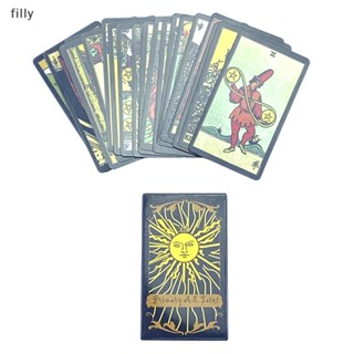 ฟิลลี่ ปฐมวัยของ A.E. ไพ่ทาโรต์ พร็อพเกมกระดาน Fate Divination Deck Family Party พร้อมคู่มือ OP