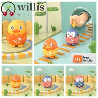 Willis รถของเล่น รูปเป็ด เพนกวิน ไร้แบตเตอรี่ เสริมการเรียนรู้เด็ก