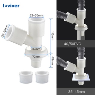 [Loviver] อะแดปเตอร์ท่อระบายน้ํา แบบพกพา พร้อมท่อระบายน้ํา สําหรับอ่างล้างจาน ห้องครัว