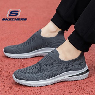 Skechers_ ใหม่ รองเท้ากีฬา รองเท้าวิ่งลําลอง ผ้าตาข่าย ระบายอากาศ ข้อสั้น แฟชั่นฤดูร้อน สําหรับผู้ชาย ไซซ์ 36-45