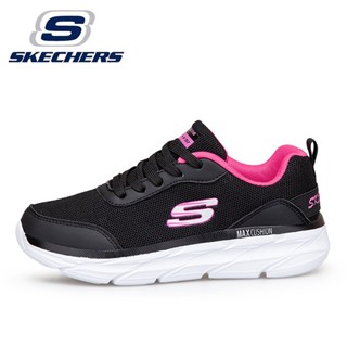 Skechers_ MAX CUSHION รองเท้ากีฬา รองเท้าวิ่งลําลอง ผ้าตาข่าย ระบายอากาศ แบบผูกเชือก ขนาดใหญ่ แฟชั่นฤดูร้อน สําหรับผู้ชาย และผู้หญิง (ไซซ์ 36-45)