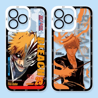 เคสโทรศัพท์มือถือแบบนิ่ม ใส ลายอะนิเมะ BLEACH น่ารัก สําหรับ Xiaomi 11T 12 Lite POCO M5 F5 M4 M3 F4 X3 NFC F3 Redmi 11A 12C 10C 10A 9A 9C 9T Note 12 8 9 9S 10 10S 11S 11 Pro