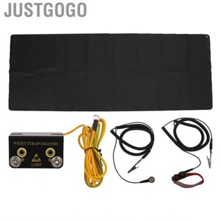 Justgogo Bed Grounding Cushion PU Leather Mat Negative Ions Reduce