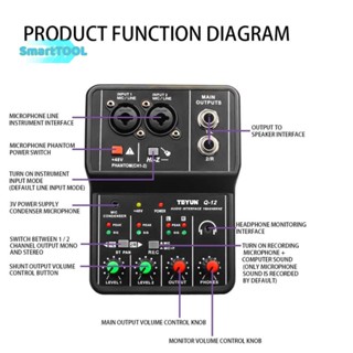 Utzn&gt; ใหม่ การ์ดเสียงสเตอริโอ 4 ช่อง 48V Q-12 ขนาดเล็ก สําหรับคอมพิวเตอร์