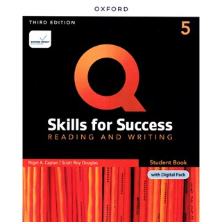 Bundanjai (หนังสือเรียนภาษาอังกฤษ Oxford) Q: Skills for Success 3rd ED 5 : Reading and Writing : Student Book with