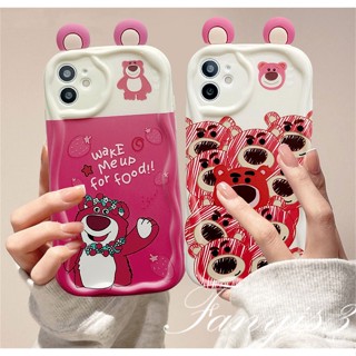 เคสโทรศัพท์มือถือ TPU นิ่ม ขอบโค้ง ลายการ์ตูนหมี 3D สําหรับ infinix Hot 20 20i 20Play Hot 12 11 10 9Play Note 30 12 Hot 30 30i 30Play Smart 7 5 2020 Smart 6 6Plus Hot 8 Lite