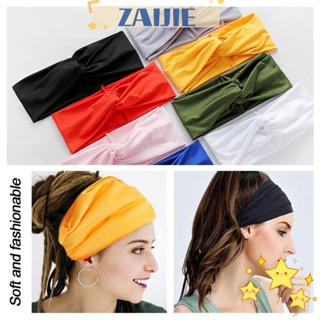 Zaijie24 ที่คาดผม 10 สี อุปกรณ์เสริม สําหรับเล่นโยคะ วิ่ง เล่นกีฬา กลางแจ้ง 2 ชิ้น