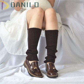 Danilo ปลอกสวมหุ้มขา ผ้าวูล ทรงหลวม ป้องกันเข่า สีแคนดี้ สไตล์ญี่ปุ่น สําหรับแต่งคอสเพลย์