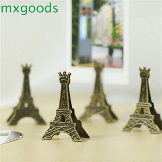 Mxgoods คลิปโลหะ รูปหอไอเฟล สไตล์เรโทร สําหรับหนีบกระดาษโน๊ต เครื่องเขียน ตกแต่งที่นั่ง งานแต่งงาน โรงเรียน