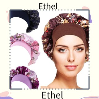 ETHEL1 หมวกผ้าซาติน ปิดผมหยิก เหมาะกับฤดูใบไม้ผลิ สําหรับผู้หญิง