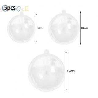 ⭐NEW ⭐Clear Plastic Fillable Baubles for Christmas Tree Decorations or Wedding Favours