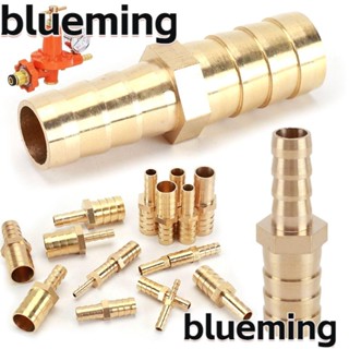 Blueming2 อะแดปเตอร์ข้อต่อท่อตรง ทองเหลือง 2 ทาง ท่อเชื่อมต่อ ทนทาน PU PE