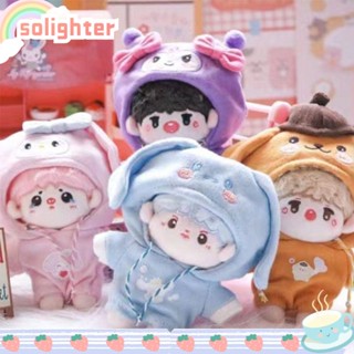 Solighter ใหม่ เสื้อฮู้ดดี้ คุณภาพสูง อุปกรณ์เสริม สําหรับตุ๊กตา 1/12BJD
