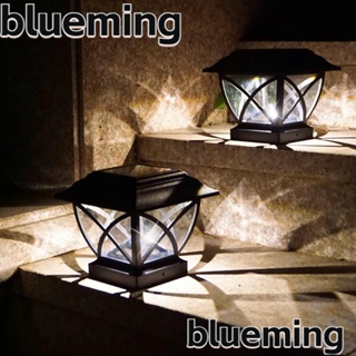 Blueming2 โคมไฟ LED พลังงานแสงอาทิตย์ กันน้ํา กันฝน สําหรับติดรั้ว สวน กลางแจ้ง