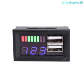 Yin เครื่องตรวจจับแอมมิเตอร์ โวลต์มิเตอร์ดิจิทัล หน้าจอ LCD