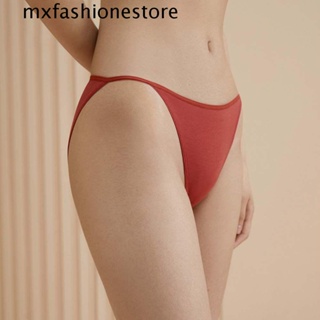 Mxfashione กางเกงชั้นใน ทรงสามเหลี่ยม เอวต่ํา สไตล์สปอร์ต สําหรับผู้หญิง